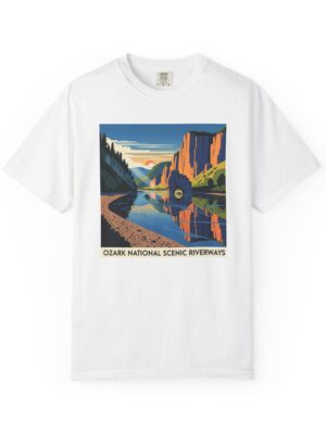 Ozark National Scenic Riverways WPA Style Unisex T-shirt