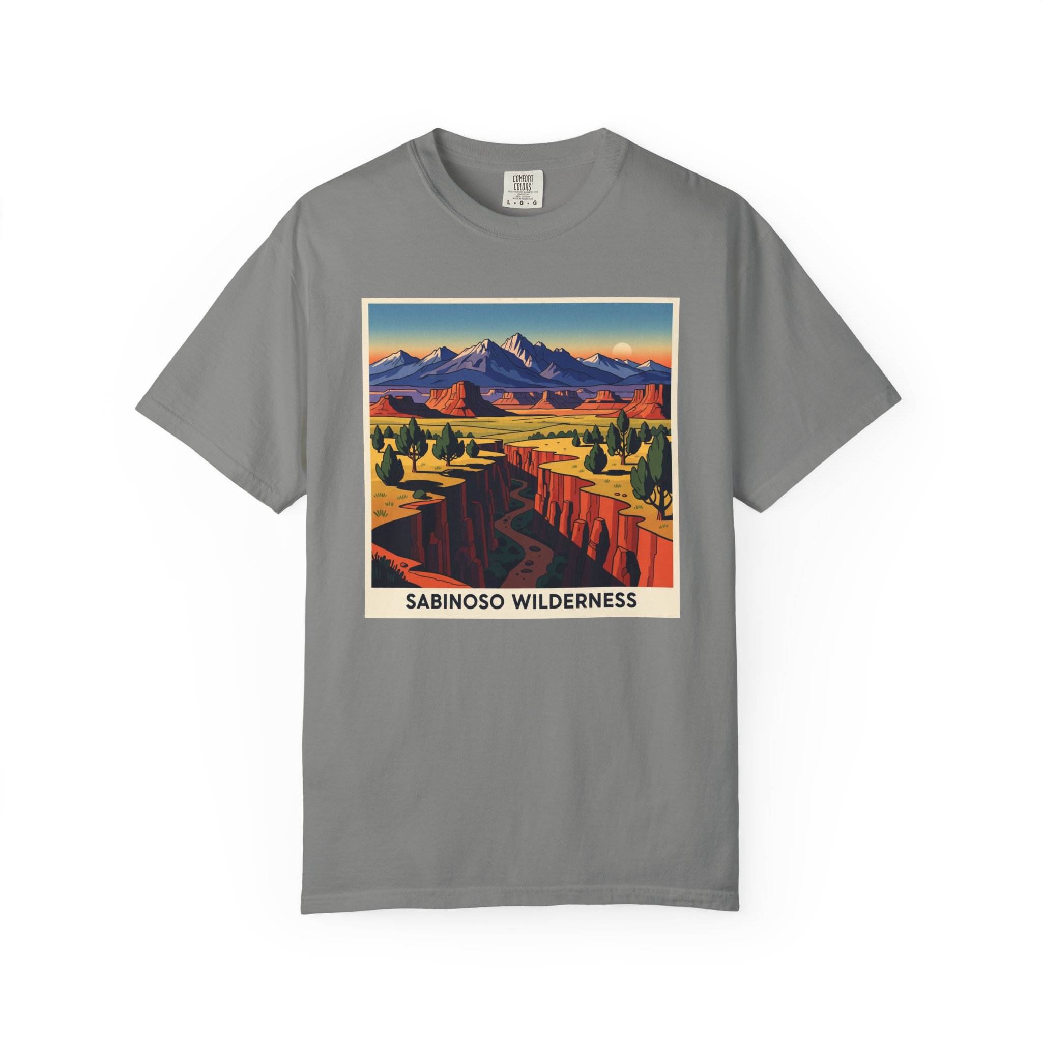 Sabinoso Wilderness WPA Style Unisex T-shirt - Image 7