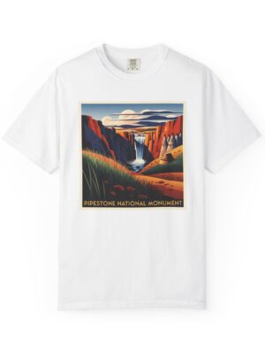 Pipestone National Monument WPA Style Unisex T-shirt