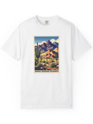 Rawhide Mountains Wilderness WPA Style Unisex T-shirt