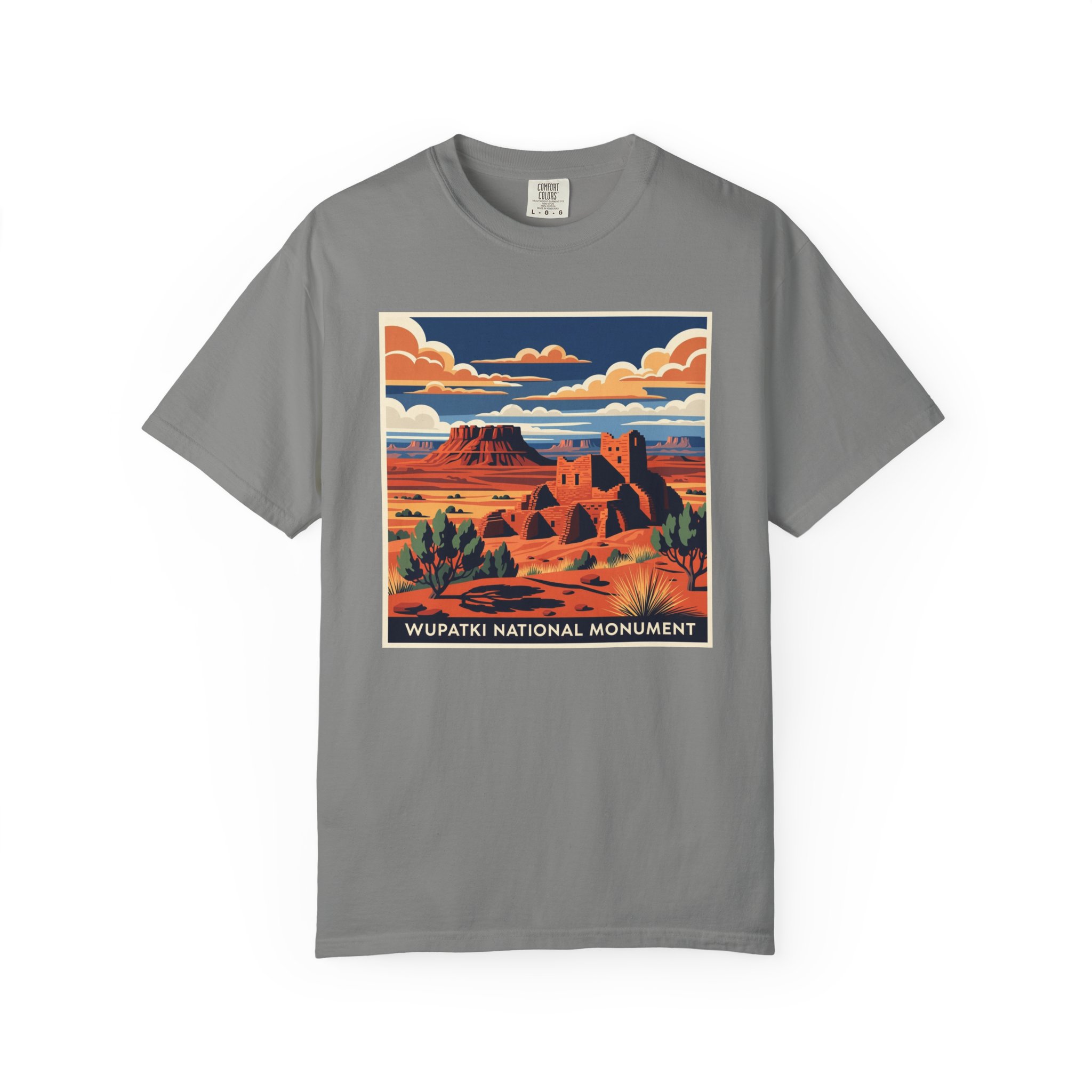 Wupatki National Monument WPA Style Unisex T-shirt - Image 7