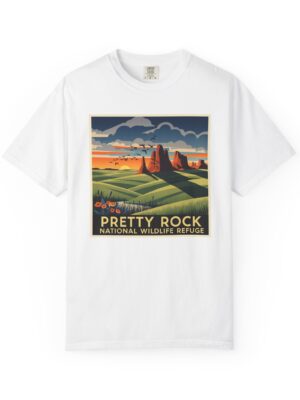 Pretty Rock National Wildlife Refuge WPA Style Unisex T-shirt