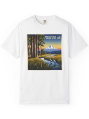 Steigerwald Lake National Wildlife Refuge WPA Style Unisex T-shirt