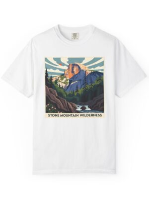Stone Mountain Wilderness WPA Style Unisex T-shirt