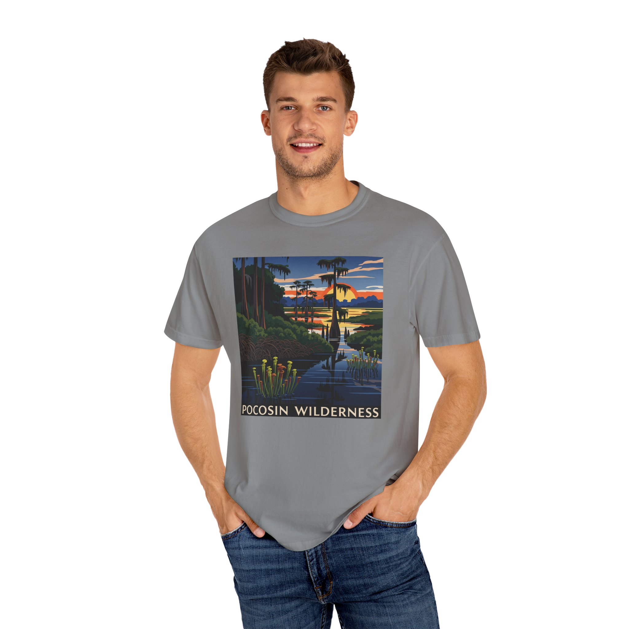 Pocosin Wilderness WPA Style Unisex T-shirt - Image 10