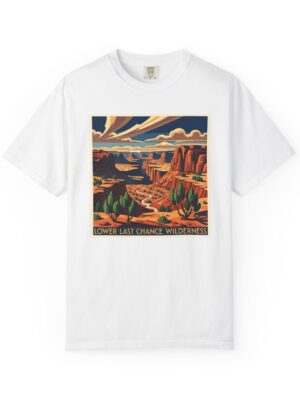 Lower Last Chance Wilderness WPA Style Unisex T-shirt