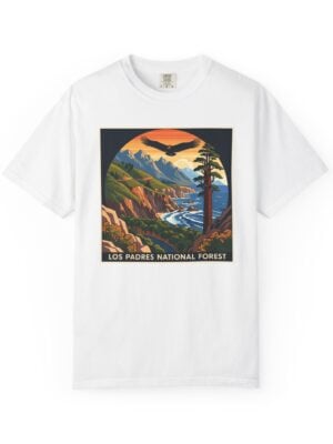Los Padres National Forest WPA Style Unisex T-shirt