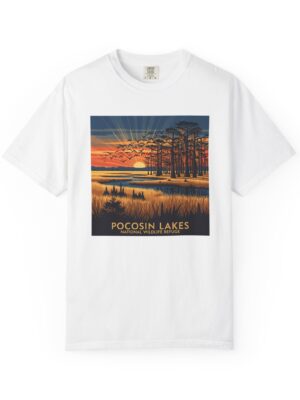 Pocosin Lakes National Wildlife Refuge WPA Style Unisex T-shirt