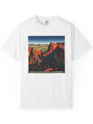 Nelson Mountain Wilderness WPA Style Unisex T-shirt