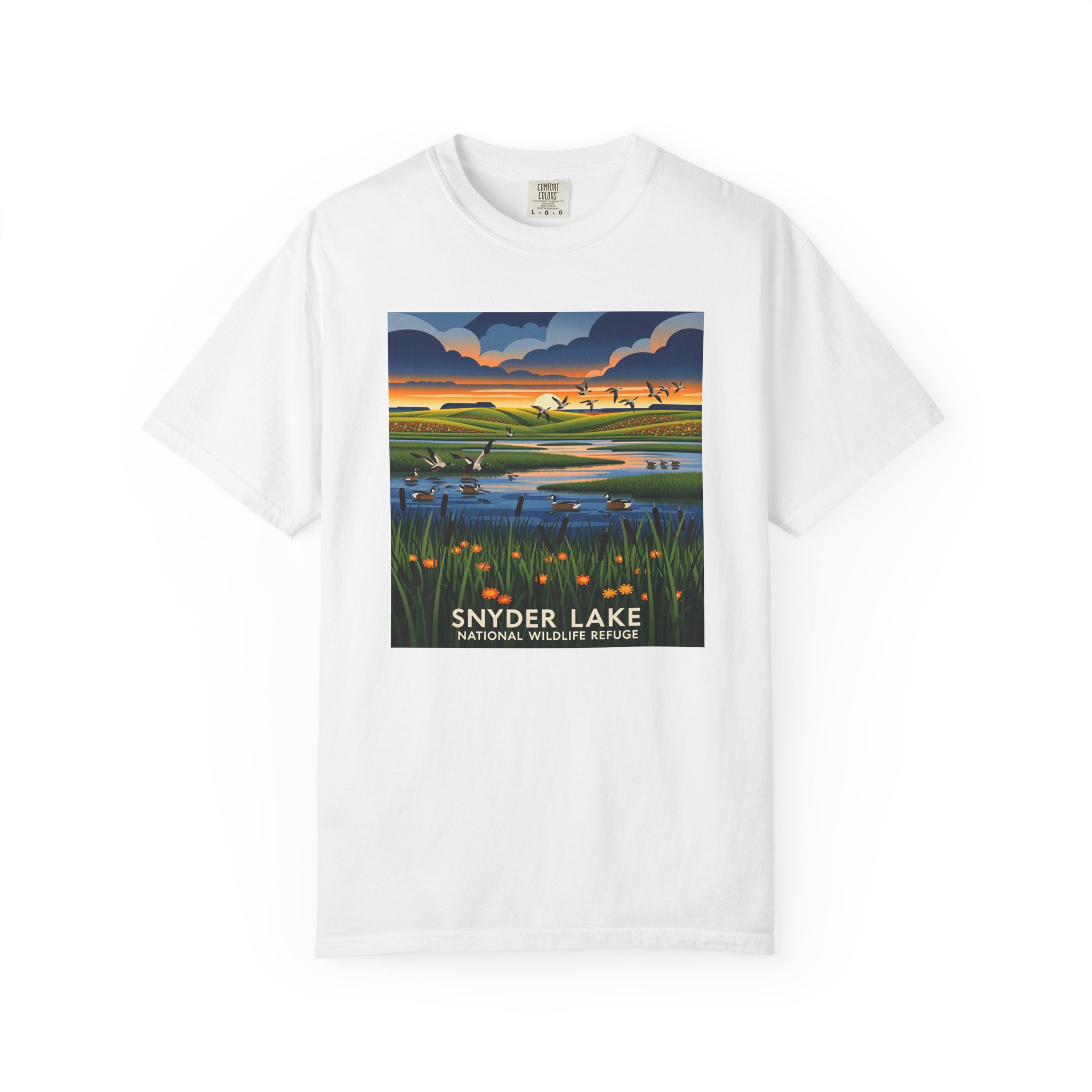 Snyder Lake National Wildlife Refuge WPA Style Unisex T-shirt