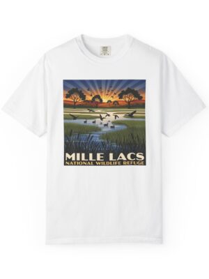 Mille Lacs National Wildlife Refuge WPA Style Unisex T-shirt