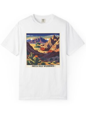 Mecca Hills Wilderness WPA Style Unisex T-shirt