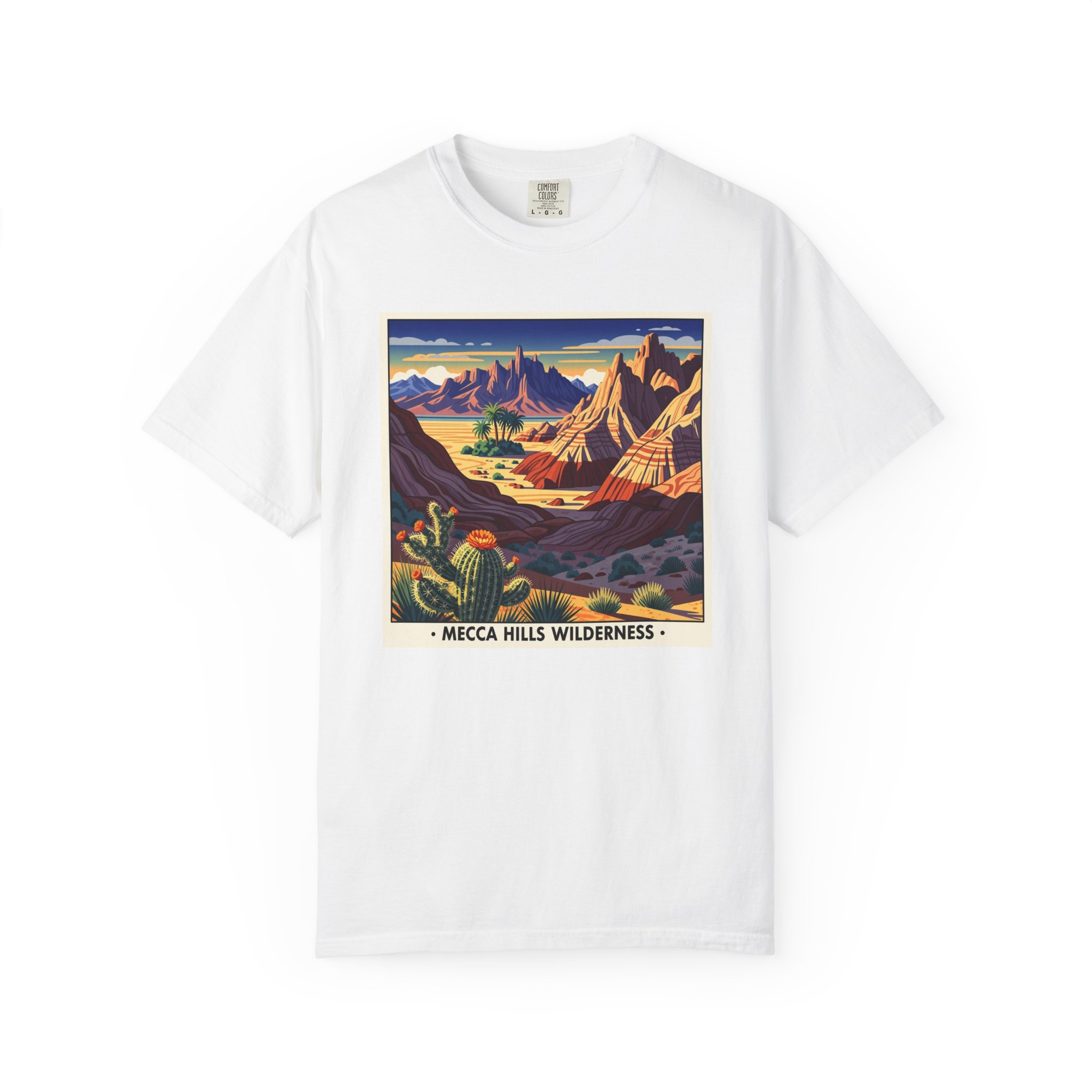 Mecca Hills Wilderness WPA Style Unisex T-shirt