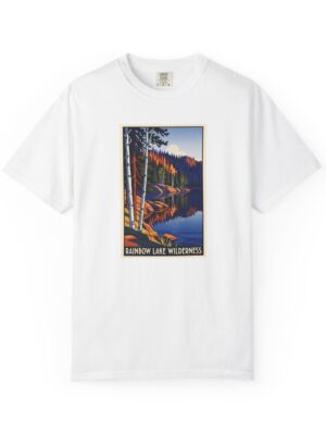 Rainbow Lake Wilderness WPA Style Unisex T-shirt