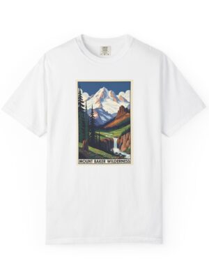 Mount Baker Wilderness WPA Style Unisex T-shirt