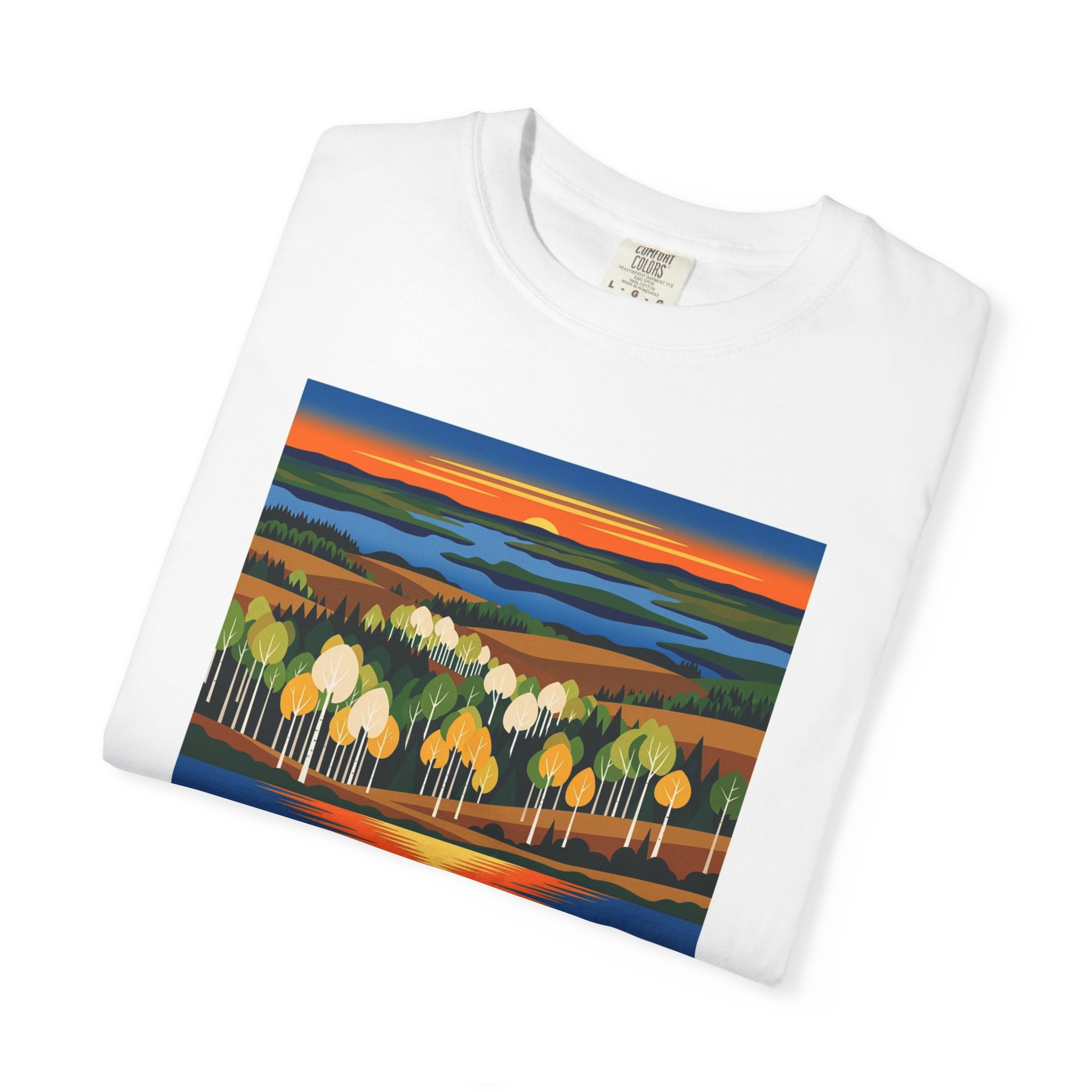 Tamarac National Wildlife Refuge WPA Style Unisex T-shirt - Image 3