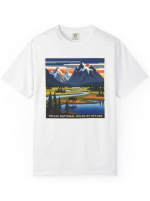 Tetlin National Wildlife Refuge WPA Style Unisex T-shirt
