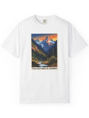 Yolla Bolly–Middle Eel Wilderness WPA Style Unisex T-shirt