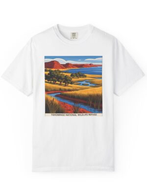 Tishomingo National Wildlife Refuge WPA Style Unisex T-shirt