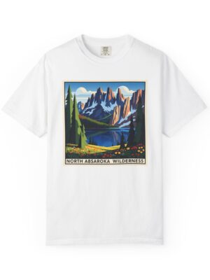 North Absaroka Wilderness WPA Style Unisex T-shirt