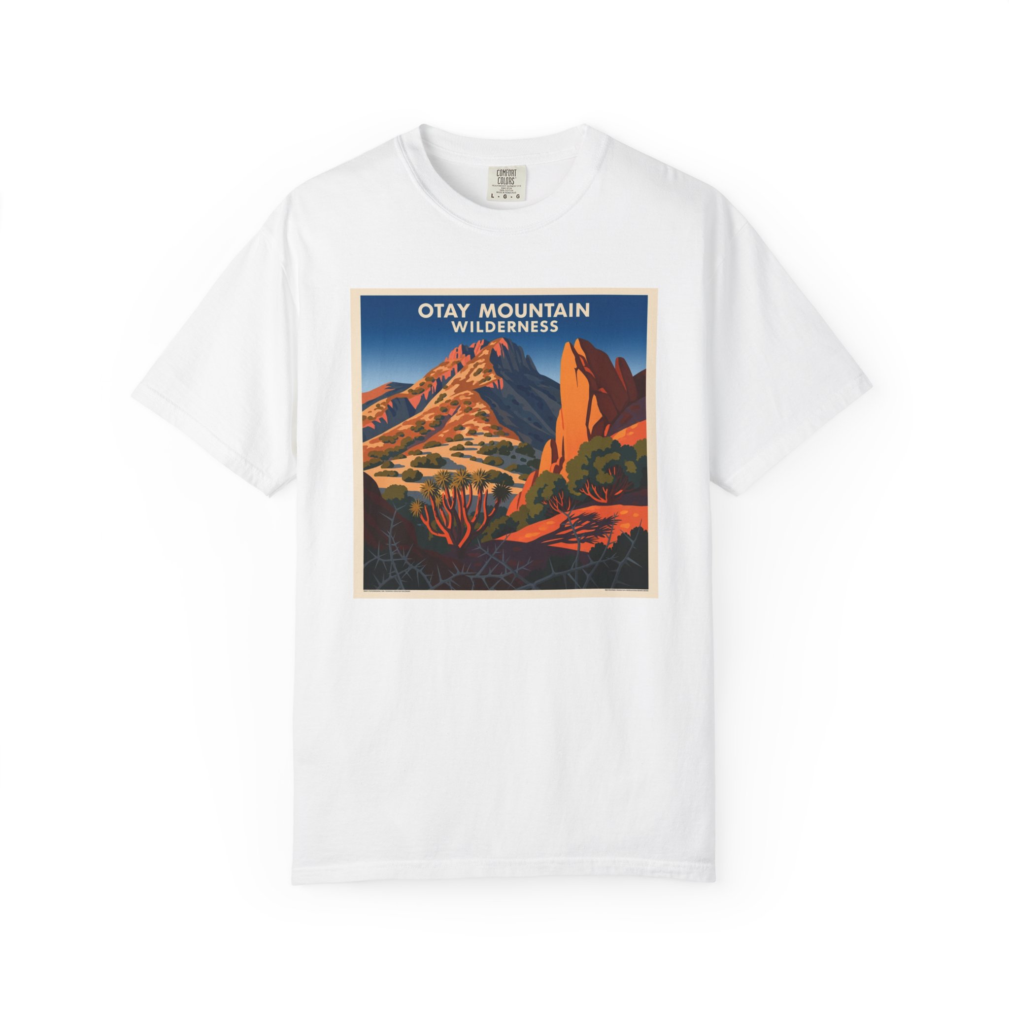 Otay Mountain Wilderness WPA Style Unisex T-shirt