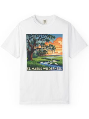 St. Marks Wilderness WPA Style Unisex T-shirt