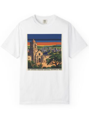 San Antonio Missions National Historical Park WPA Style Unisex T-shirt