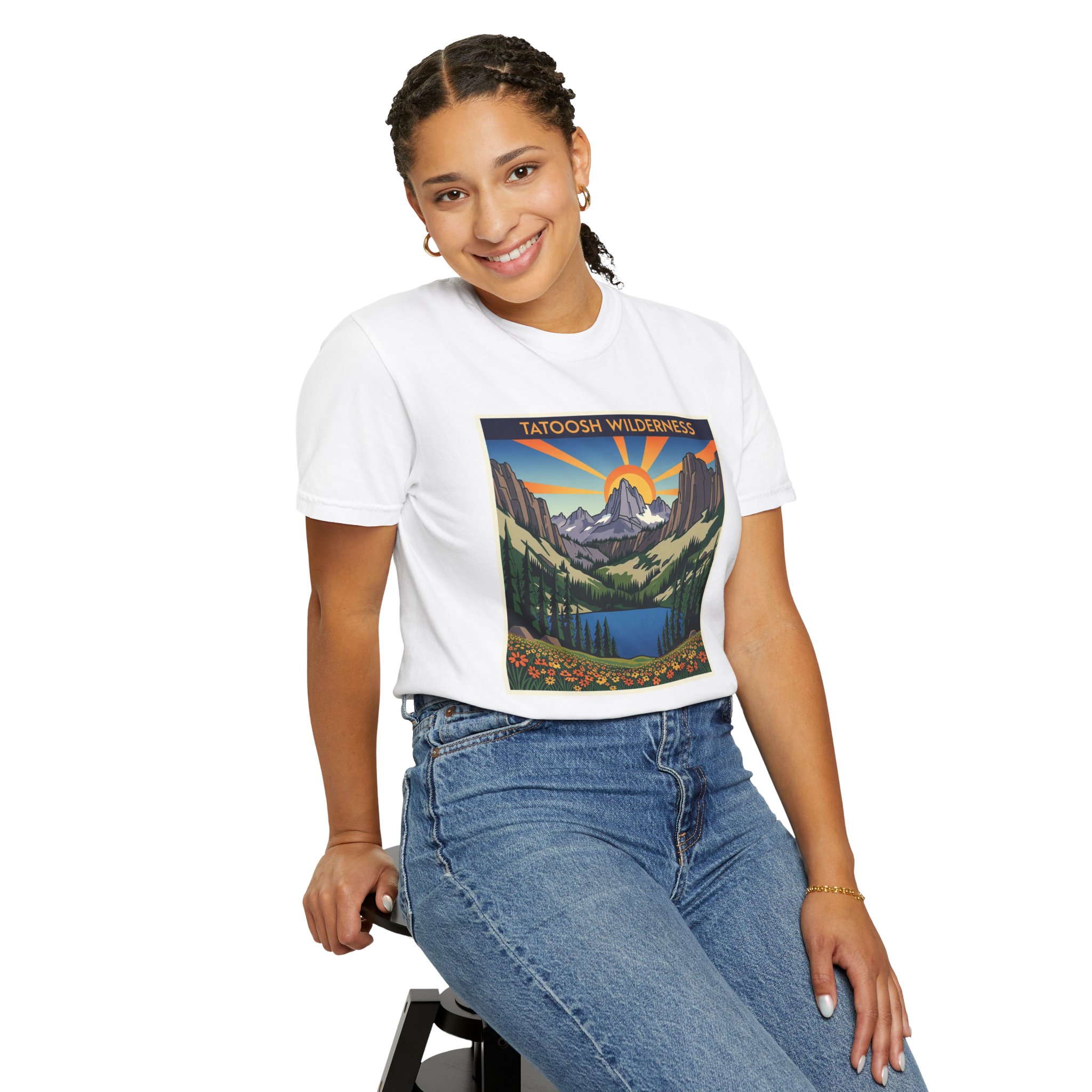Tatoosh Wilderness WPA Style Unisex T-shirt - Image 5