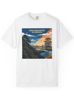 Swanquarter Wilderness WPA Style Unisex T-shirt