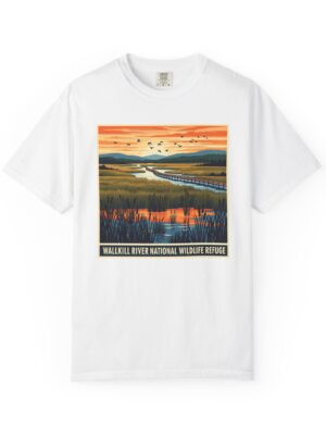 Wallkill River National Wildlife Refuge WPA Style Unisex T-shirt