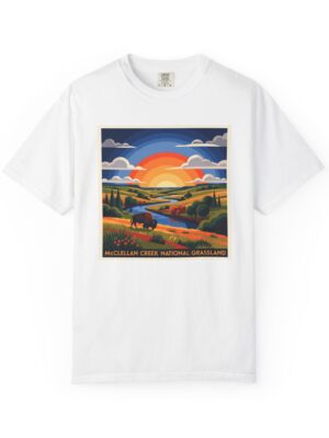 McClellan Creek National Grassland WPA Style Unisex T-shirt