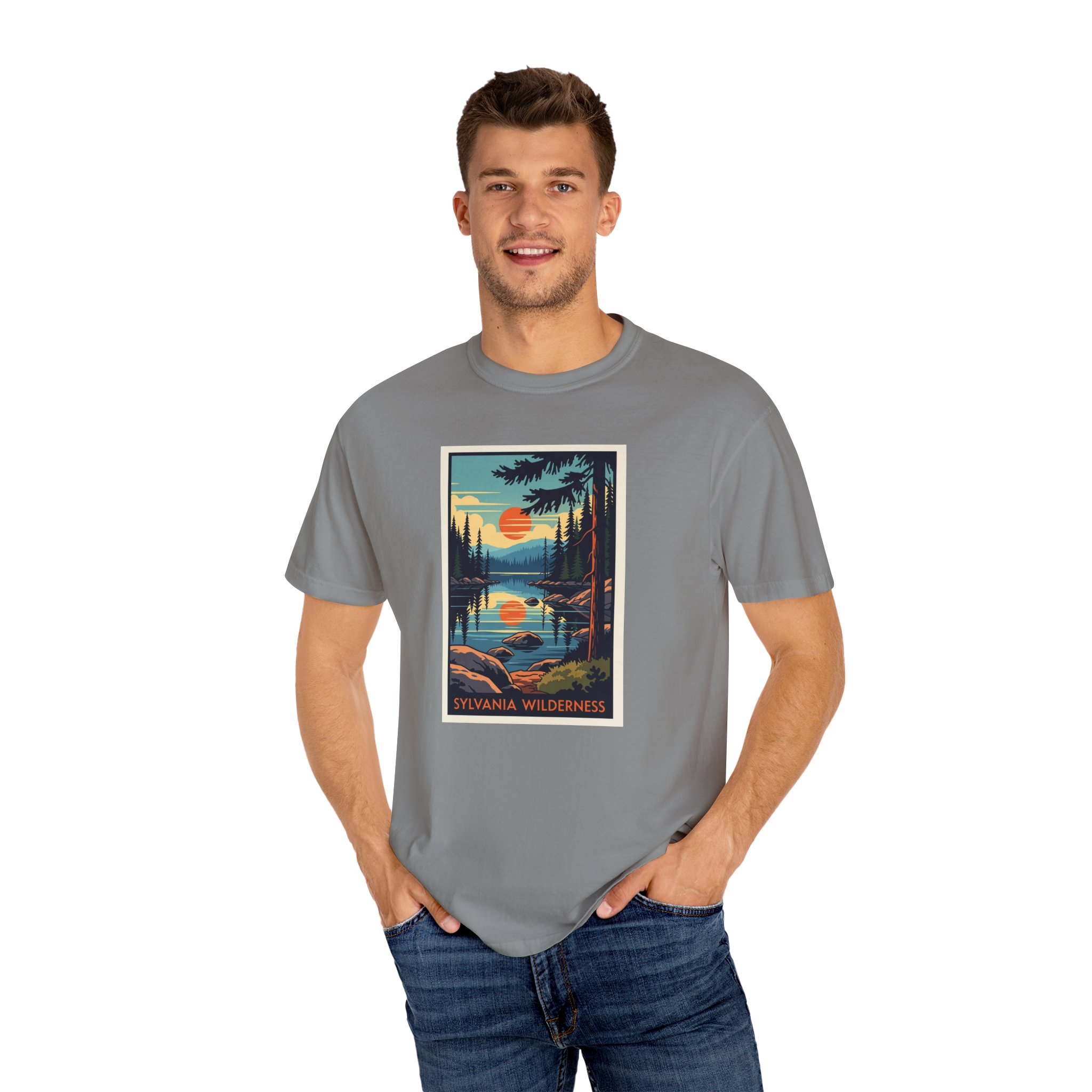 Sylvania Wilderness WPA Style Unisex T-shirt - Image 10