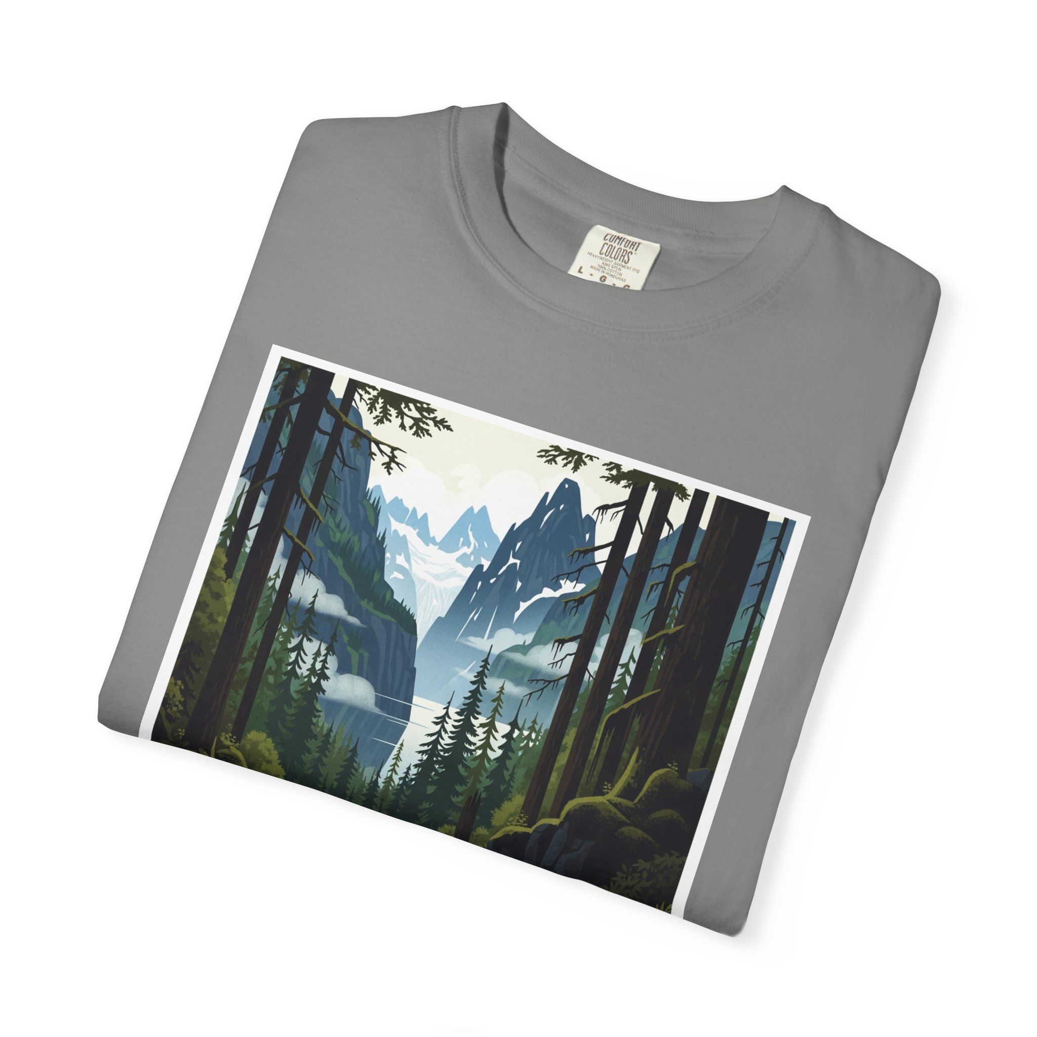 Tongass National Forest WPA Style Unisex T-shirt - Image 9