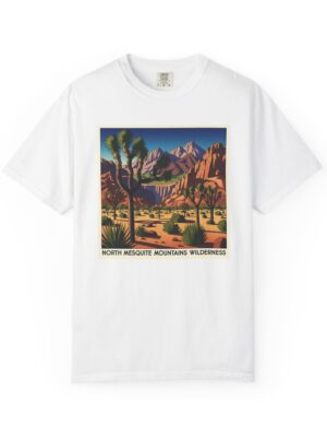 North Mesquite Mountains Wilderness WPA Style Unisex T-shirt