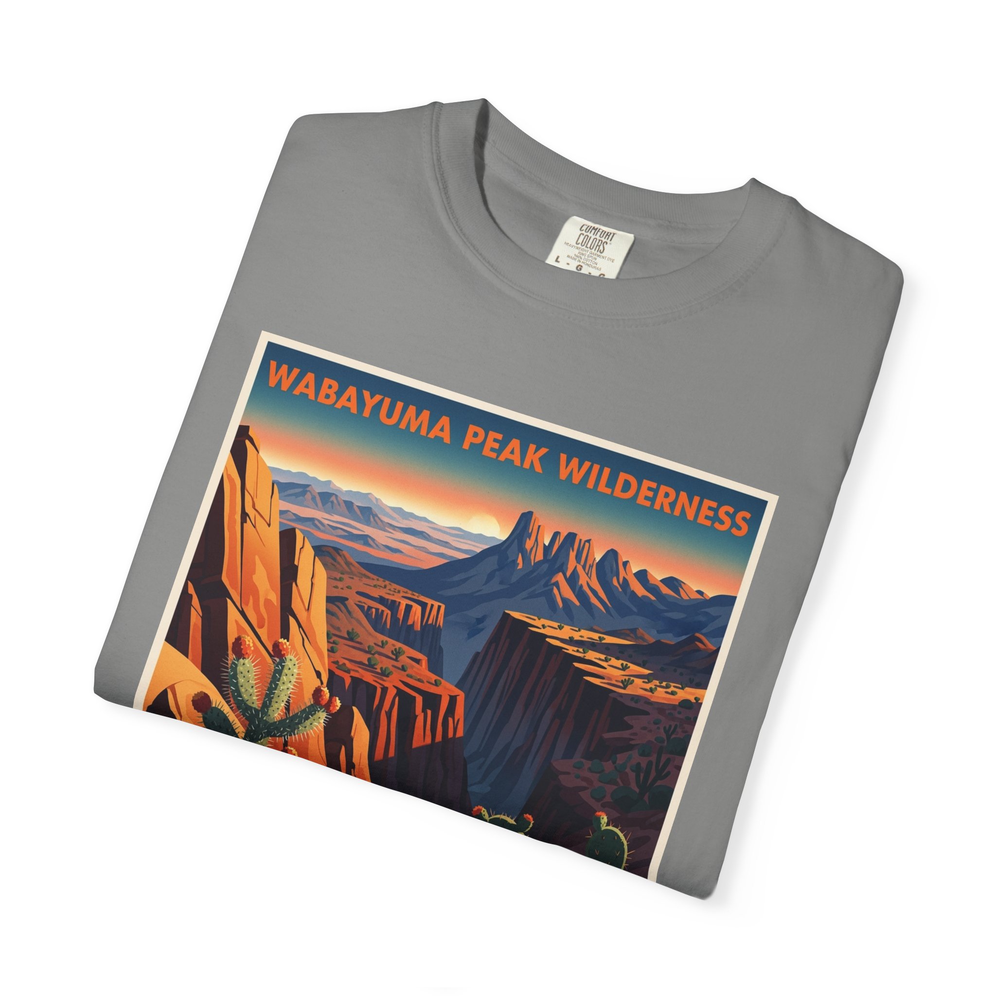 Wabayuma Peak Wilderness WPA Style Unisex T-shirt - Image 9