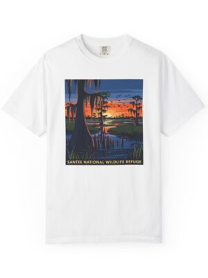 Santee National Wildlife Refuge WPA Style Unisex T-shirt