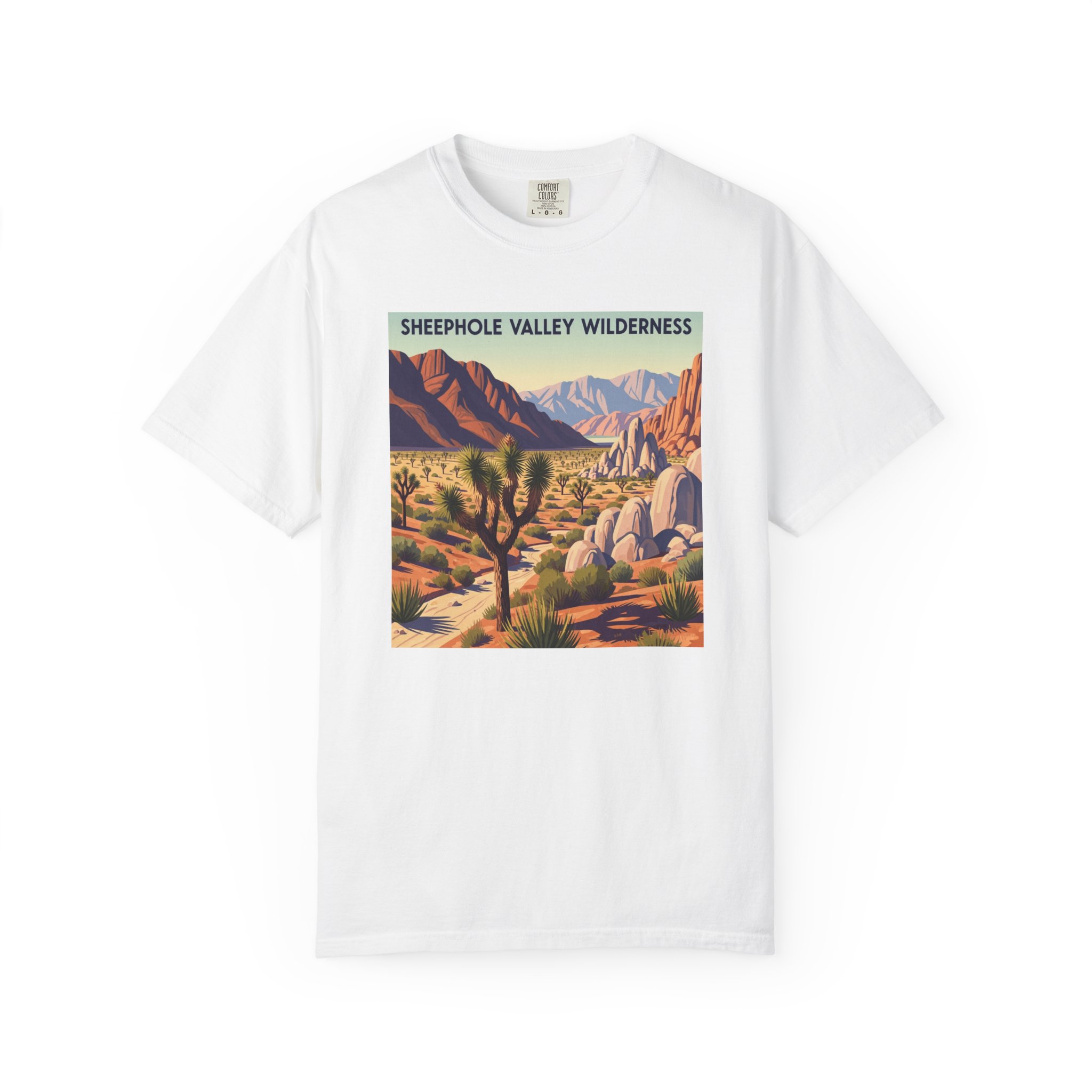Sheephole Valley Wilderness WPA Style Unisex T-shirt