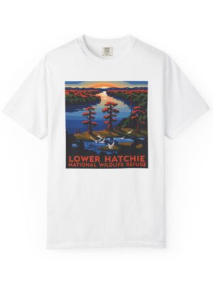 Lower Hatchie National Wildlife Refuge WPA Style Unisex T-shirt