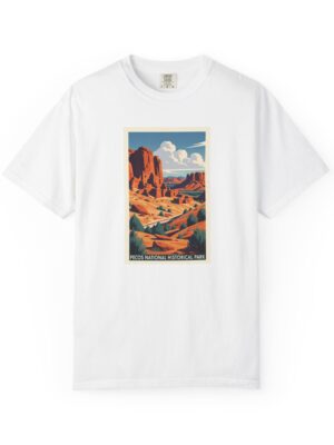 Pecos National Historical Park WPA Style Unisex T-shirt