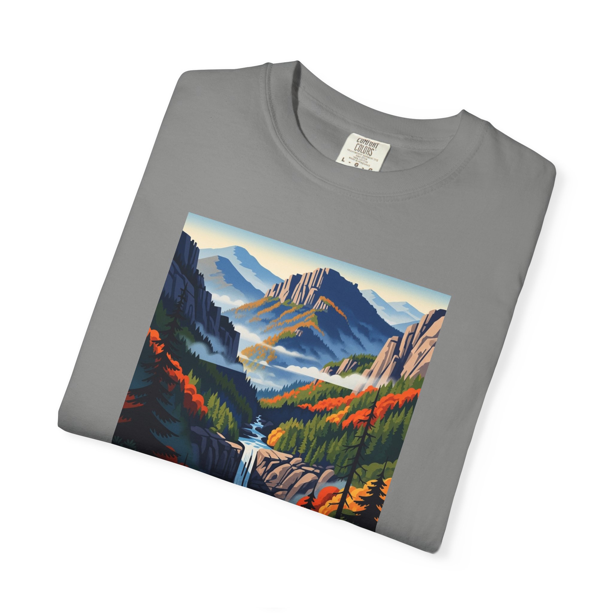 Pisgah National Forest WPA Style Unisex T-shirt - Image 9