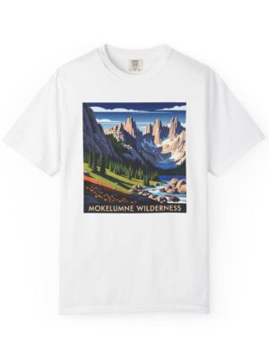 Mokelumne Wilderness WPA Style Unisex T-shirt