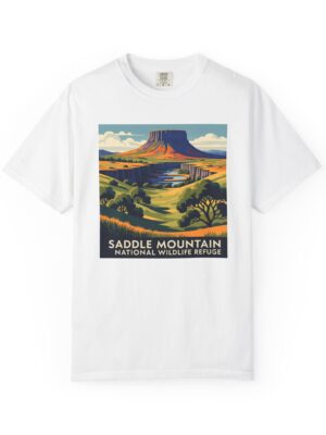 Saddle Mountain National Wildlife Refuge WPA Style Unisex T-shirt