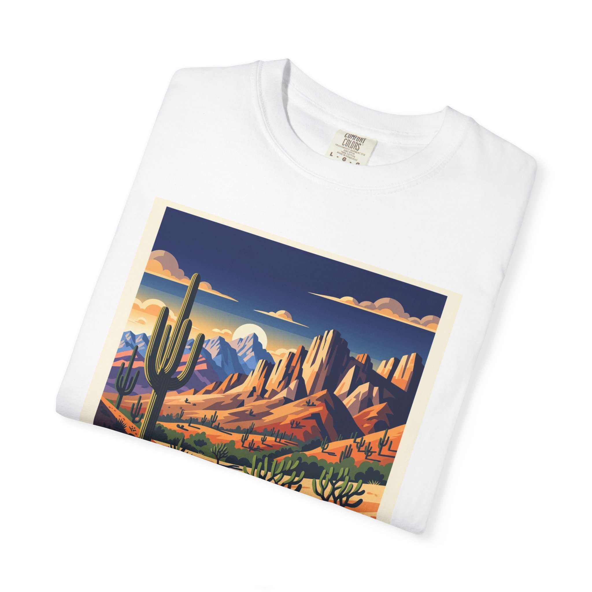 Santa Teresa Wilderness WPA Style Unisex T-shirt - Image 3