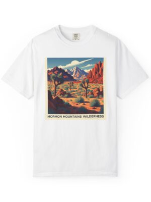 Mormon Mountains Wilderness WPA Style Unisex T-shirt