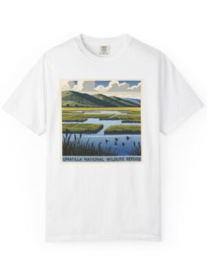 Umatilla National Wildlife Refuge WPA Style Unisex T-shirt