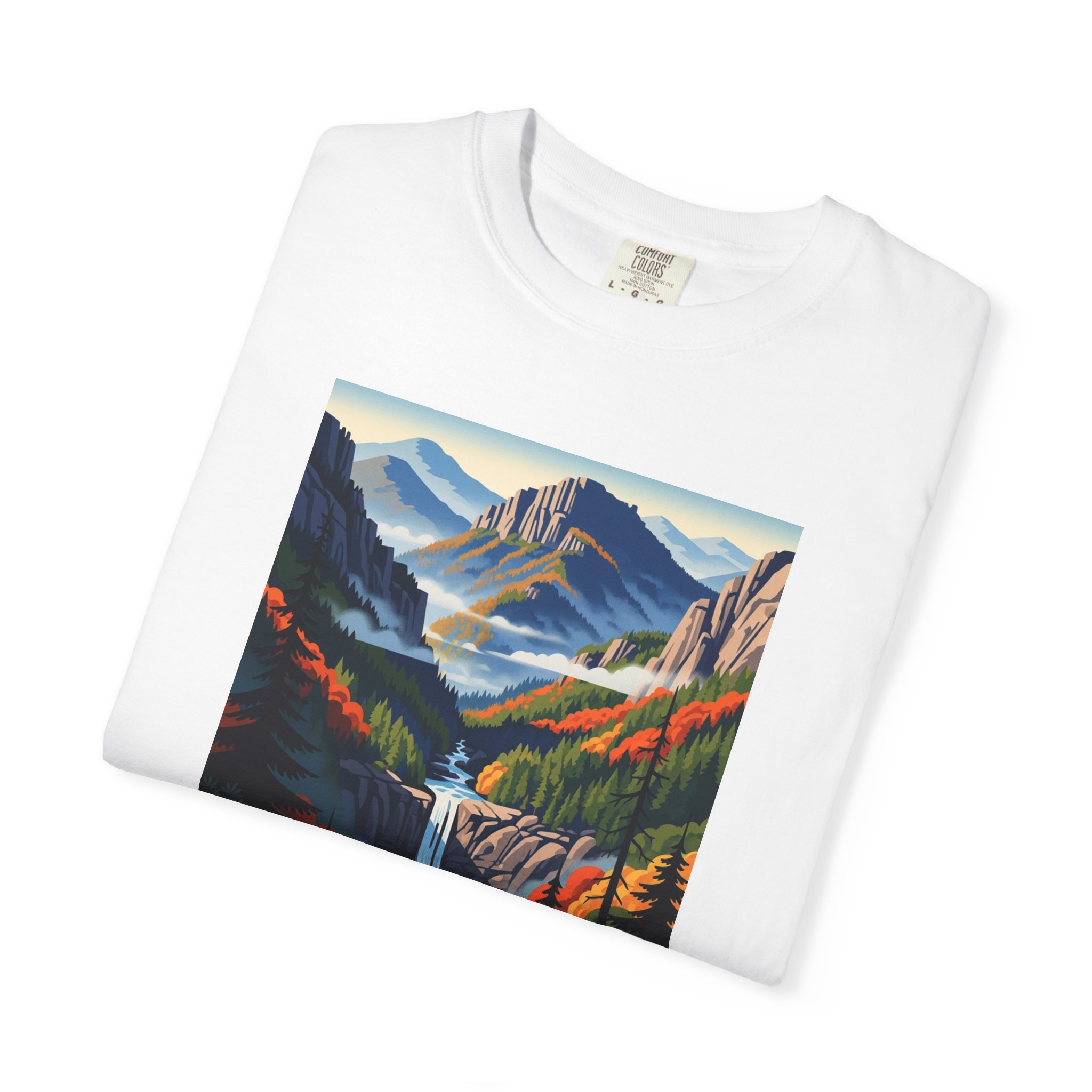 Pisgah National Forest WPA Style Unisex T-shirt - Image 3