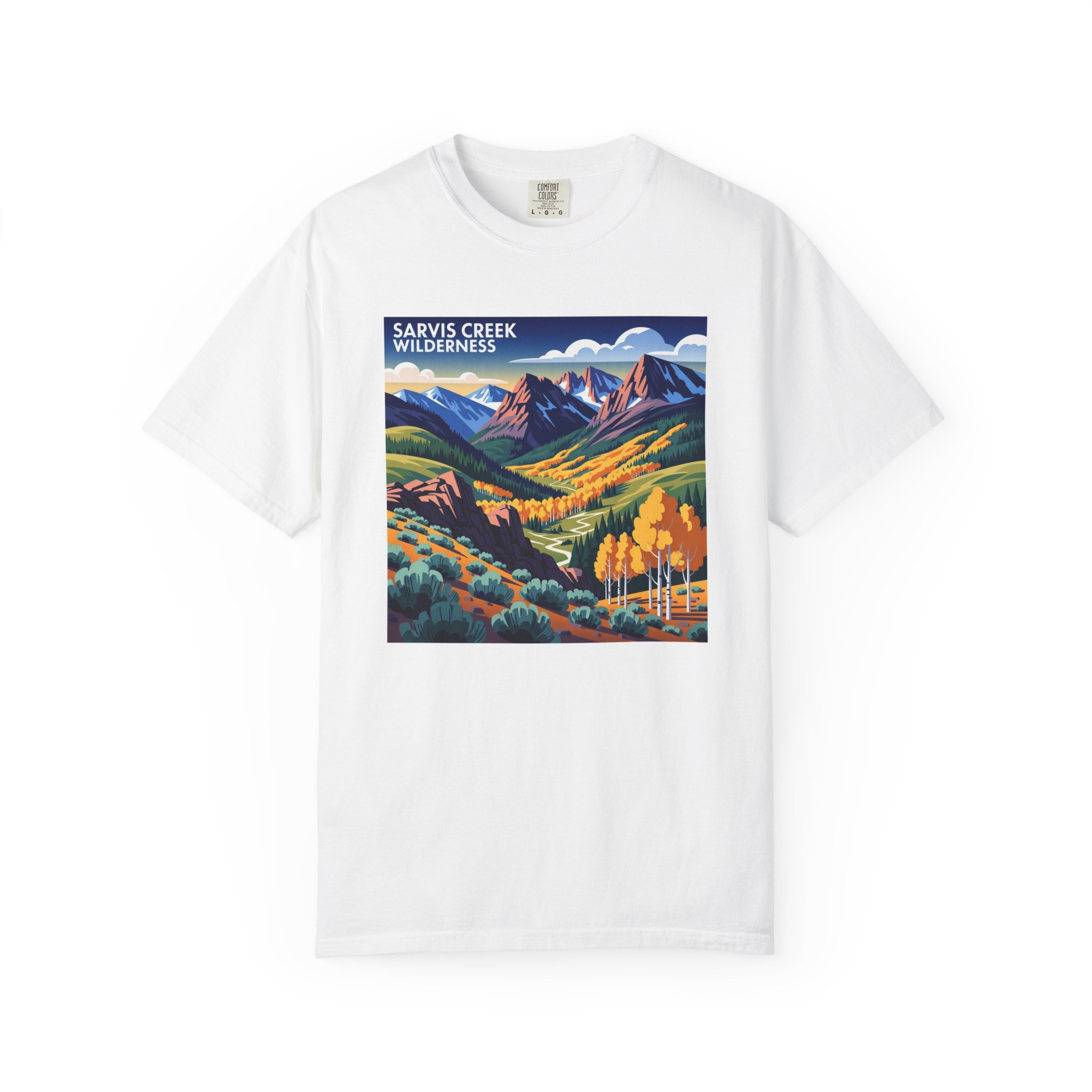 Sarvis Creek Wilderness WPA Style Unisex T-shirt