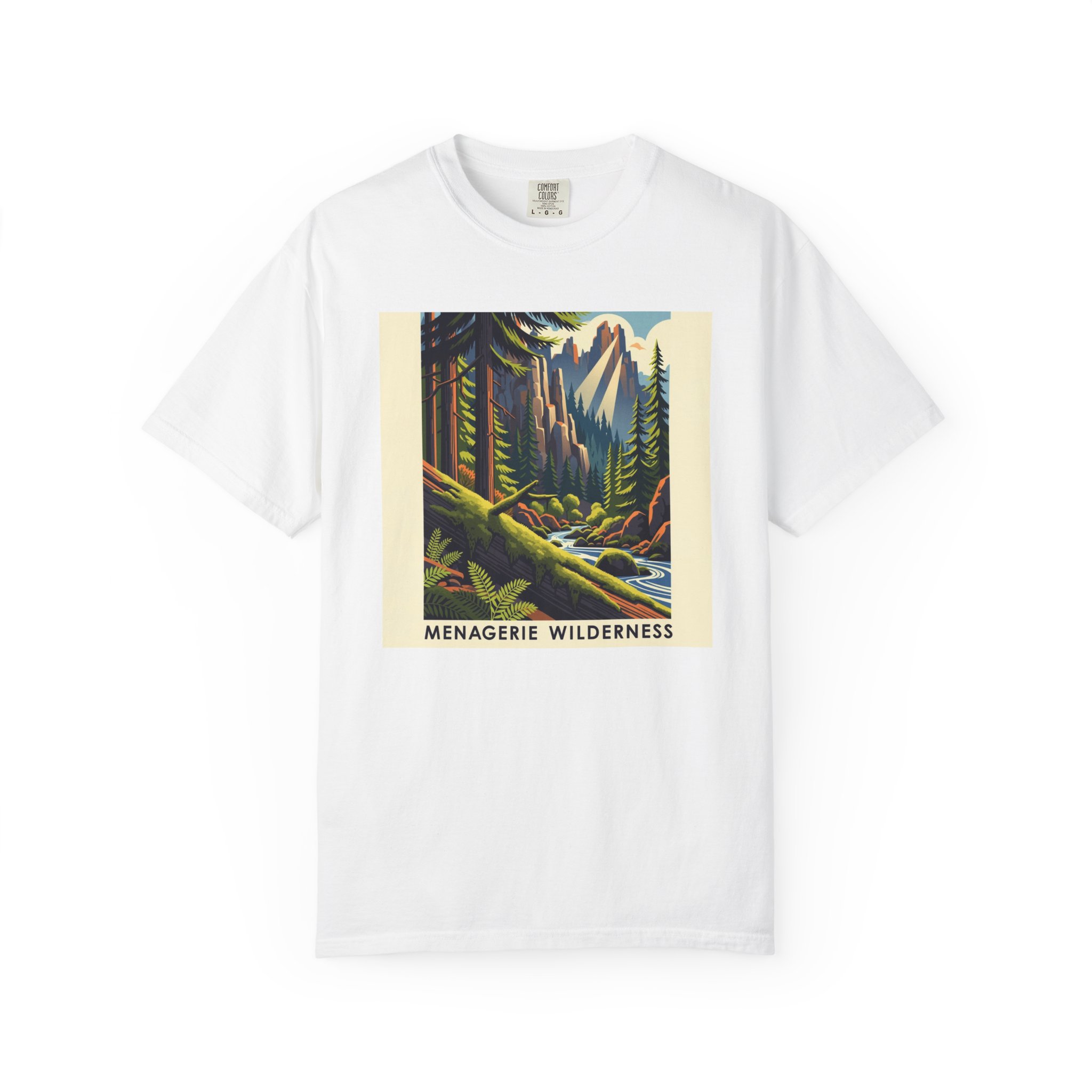 Menagerie Wilderness WPA Style Unisex T-shirt