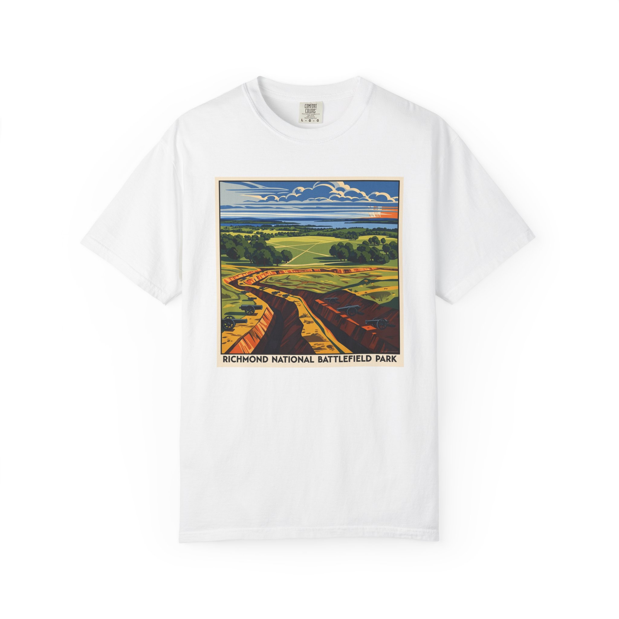 Richmond National Battlefield Park WPA Style Unisex T-shirt