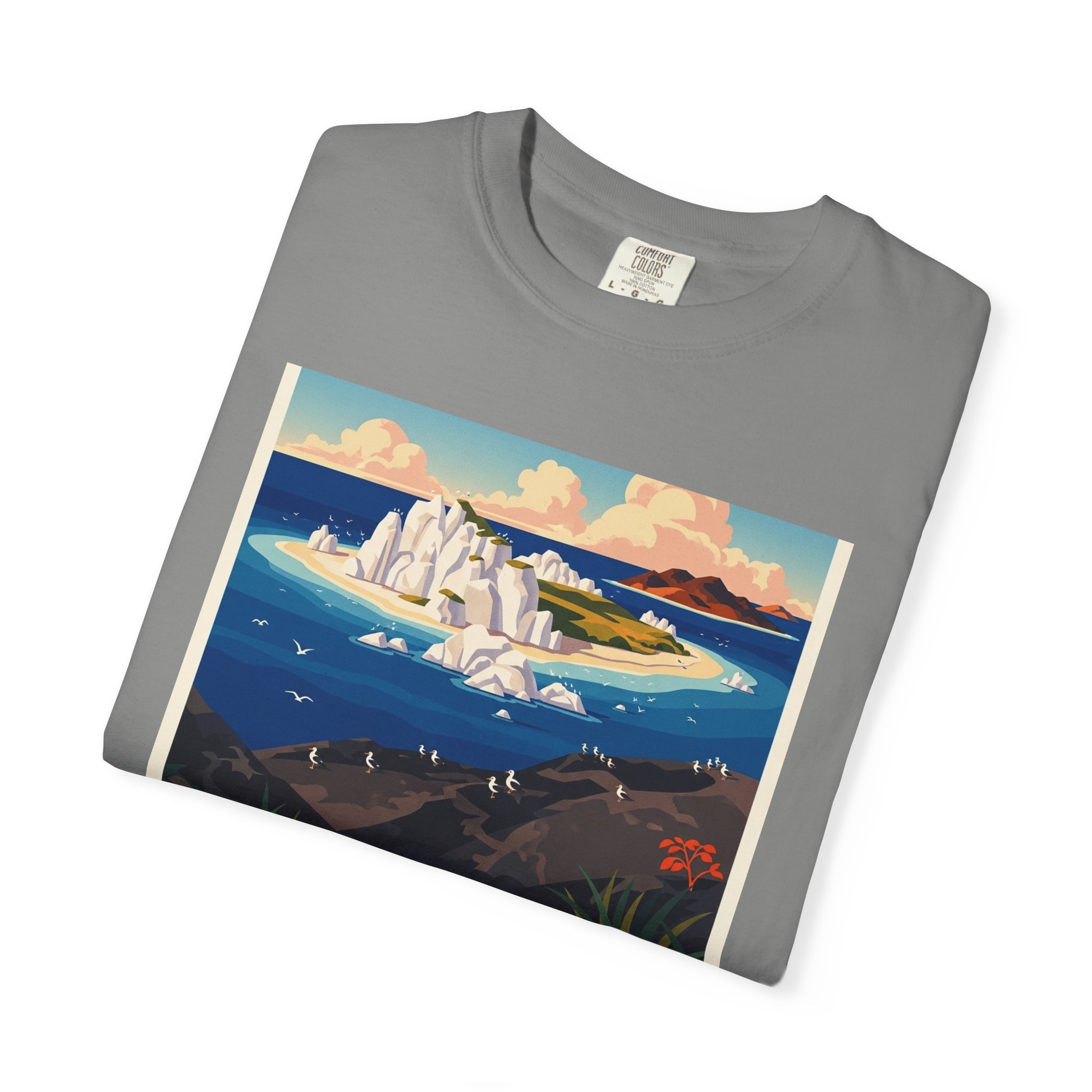 Navassa Island National Wildlife Refuge WPA Style Unisex T-shirt - Image 9